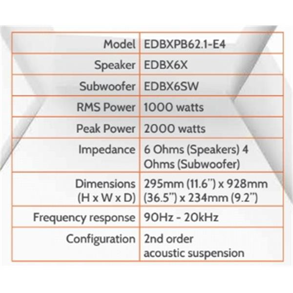 Edge DBX-serien Probox 6,5" Med Bas, Raggarplanka