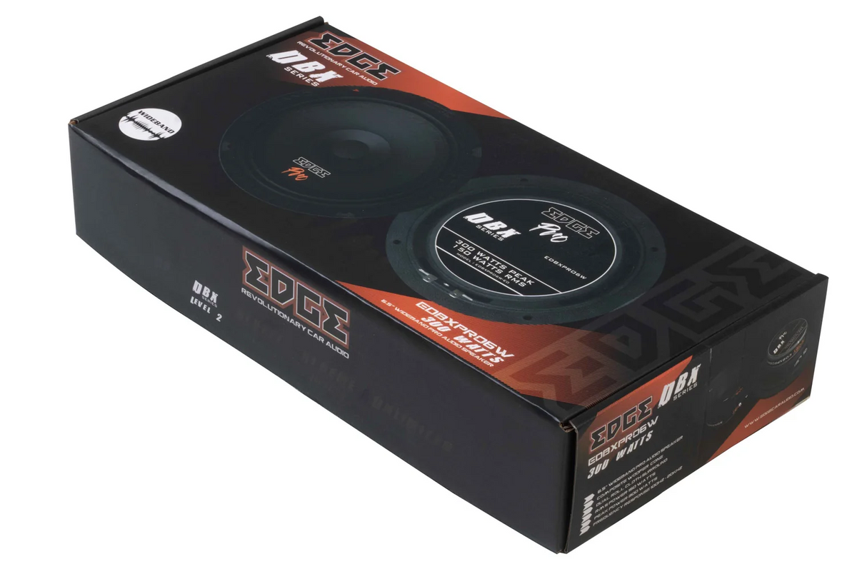 EDGE DBX-Series 6" fullregister-mellanregister med dubbla koner PAR