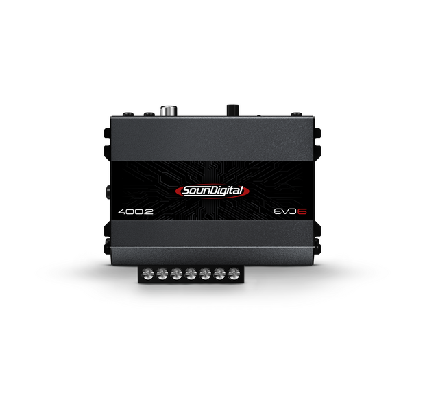 SounDigital 400.2 EVO 6 – 4 ohm 2-kanals slutsteg