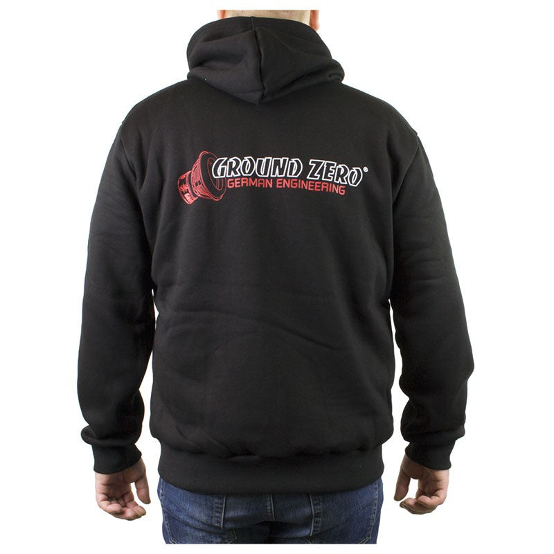 Ground Zero svart huvtröja – XS