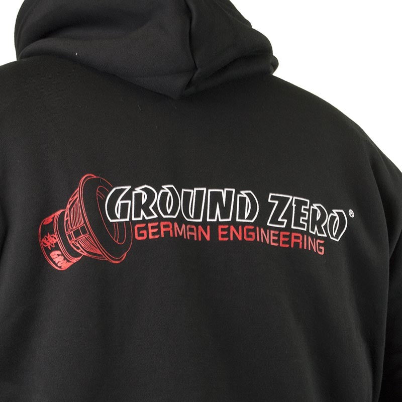 Ground Zero svart huvtröja – XS