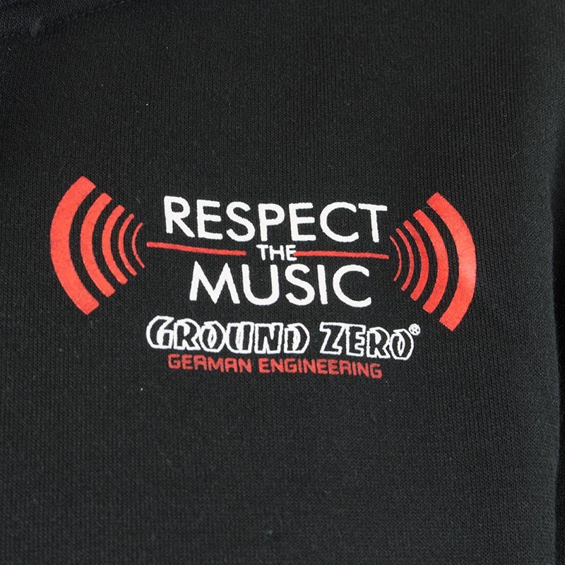Ground Zero svart huvtröja – XS