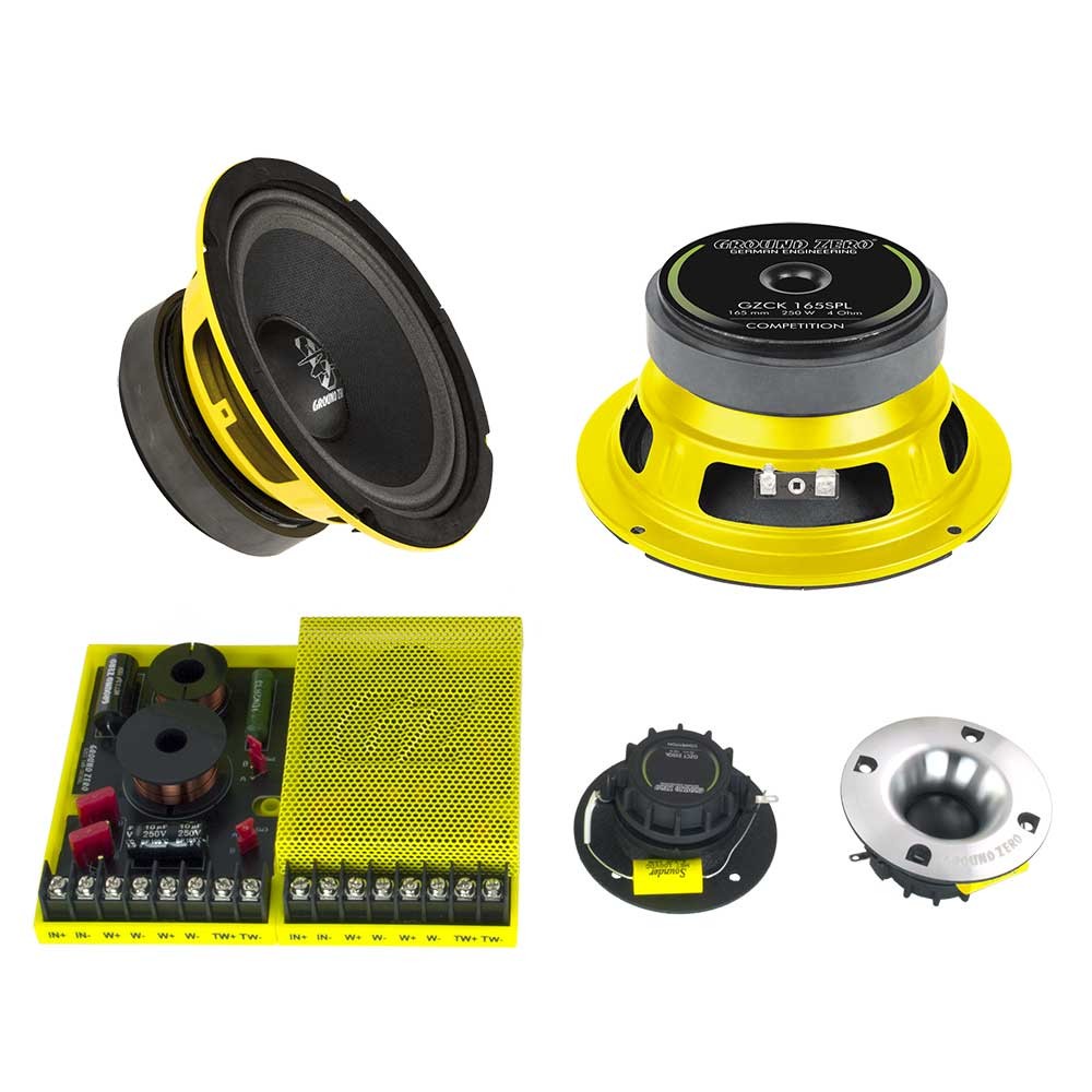 Ground Zero GZCC 165.2ESQL – 6,5-tums kitsystem
