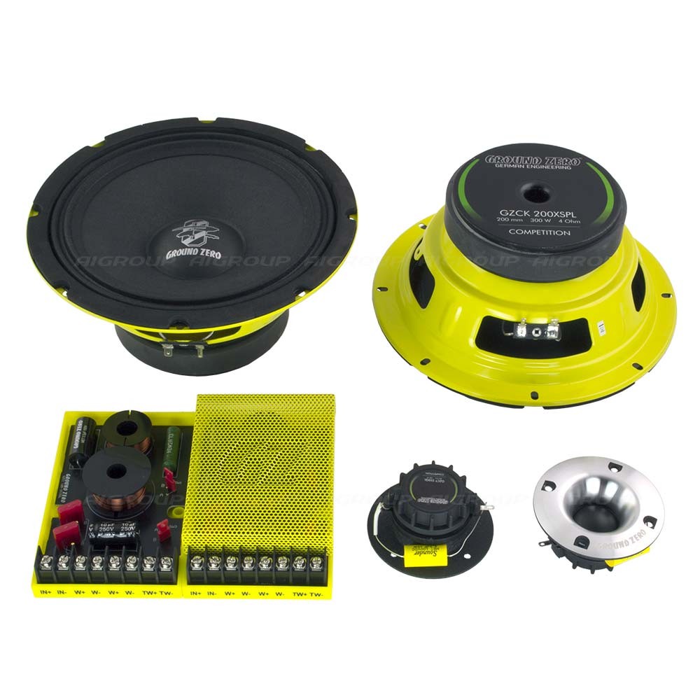 Ground Zero GZCC 200.2ESQL – 8-tums kitsystem