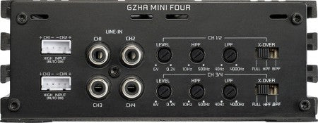 Ground Zero GZHA Mini FOUR 4-kanals minislutsteg