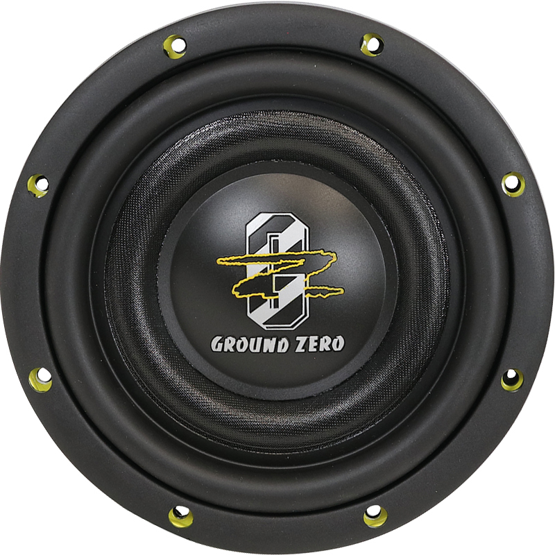Ground Zero GZHW 8SPL-D2 FLAT – 8-tums slimmad SPL-baselement