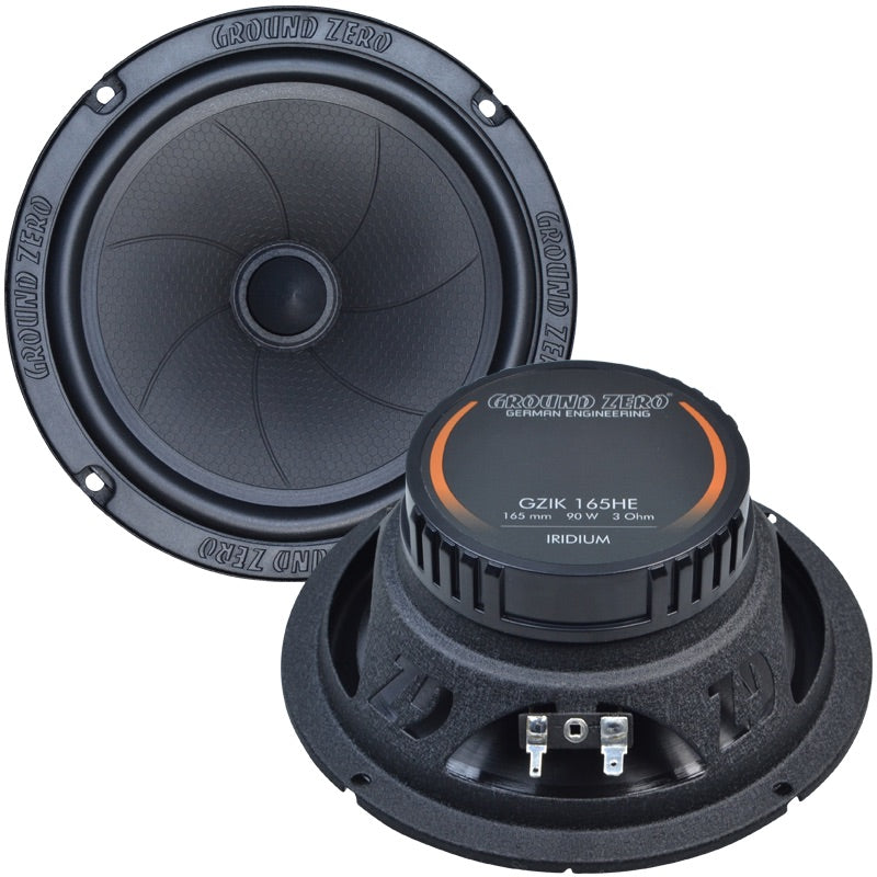 Ground Zero GZIC 165.2HE – 6,5-tums kitsystem