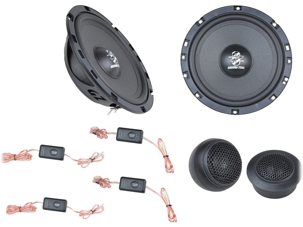 Ground Zero GZIC 650FX – 6,5-tums lågbyggande kitsystem