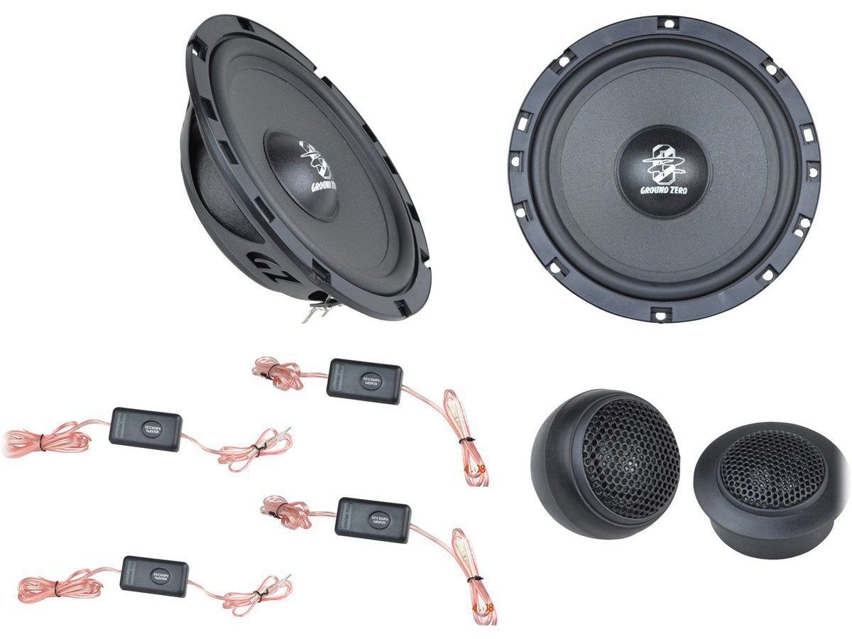 Ground Zero GZIC 650FX – 6,5-tums lågbyggande kitsystem