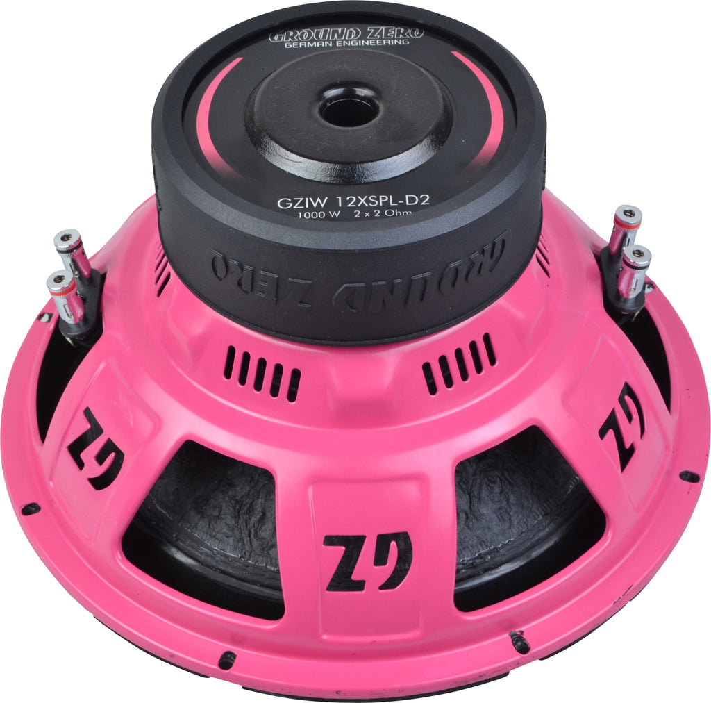 Ground Zero GZIW 12XSPL-D2 rosa 12-tums baselement