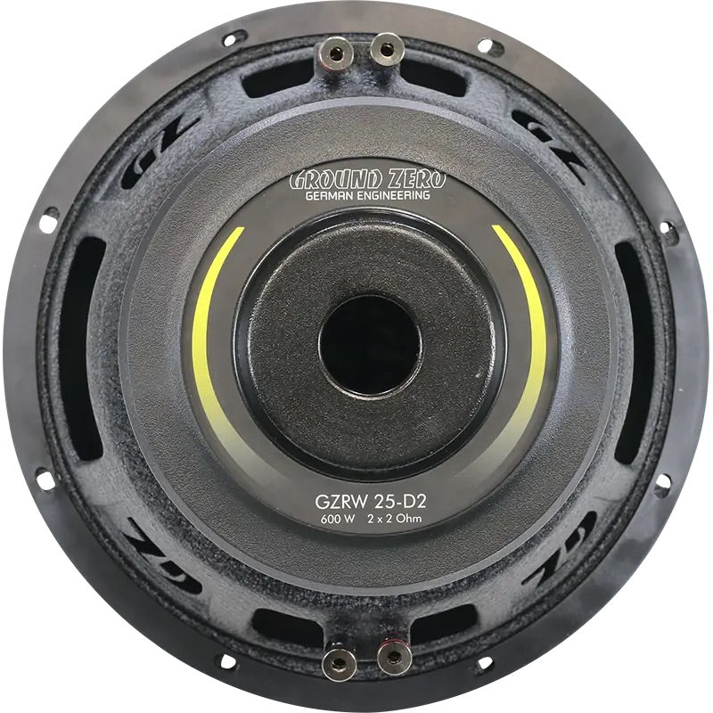 Ground Zero GZRW 25-D2 – 10-tums baselement, 2 x 2 ohm