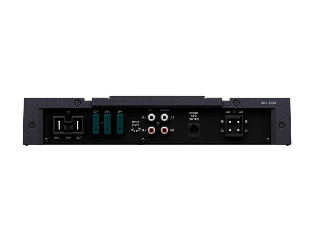 Alpine HDA-M80, Status 1-kanals slutsteg