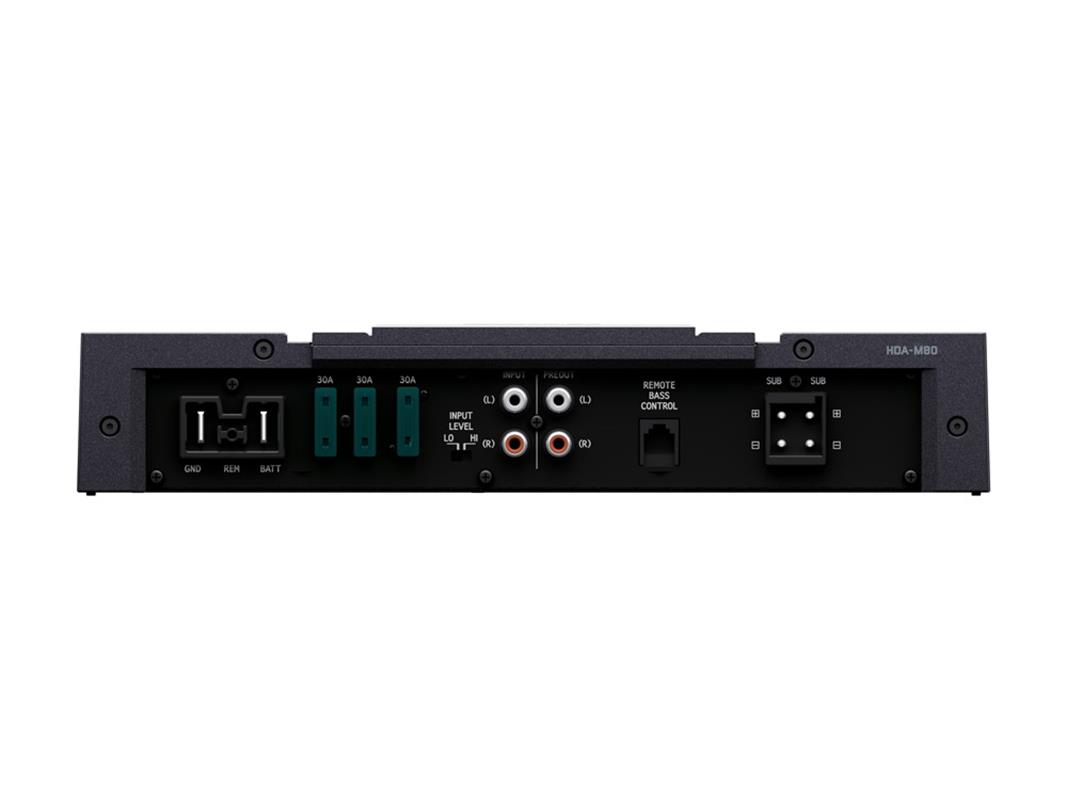 Alpine HDA-M80, Status 1-kanals slutsteg