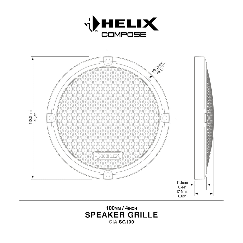 HELIX CiA SG200 högtalargaller