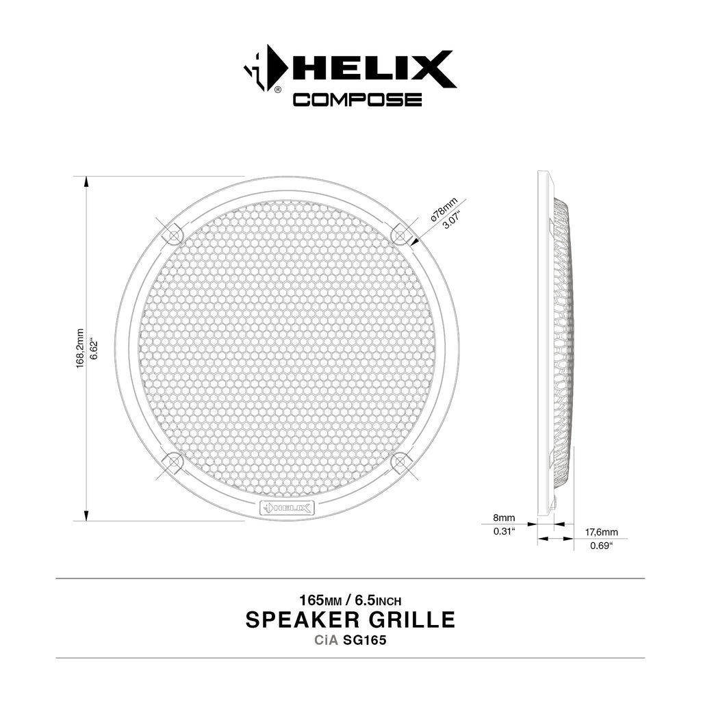 HELIX CiA SG165 högtalargaller
