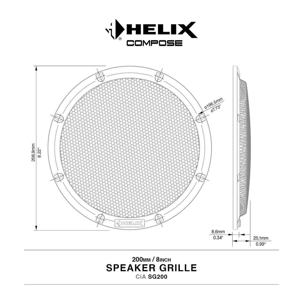 HELIX CiA SG200 högtalargaller