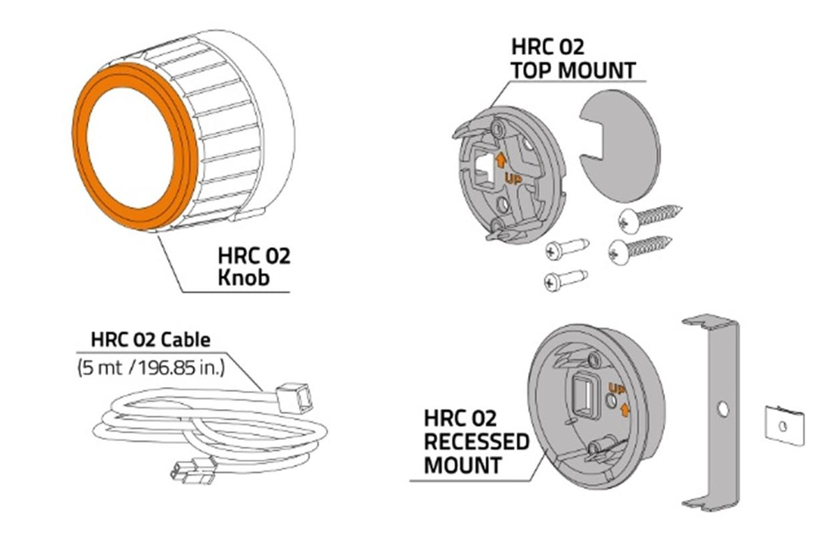 Hertz HRC 02, nivåkontroll för subwoofer