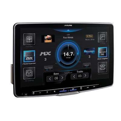 Alpine 11" Digital Media Station 1-DIN Halo11 HD Wireless CarPlay