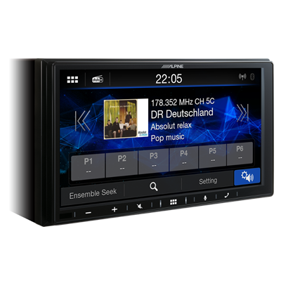 Alpine 7" Digital Mediastation CarPlay, AndroidAuto, DAB+