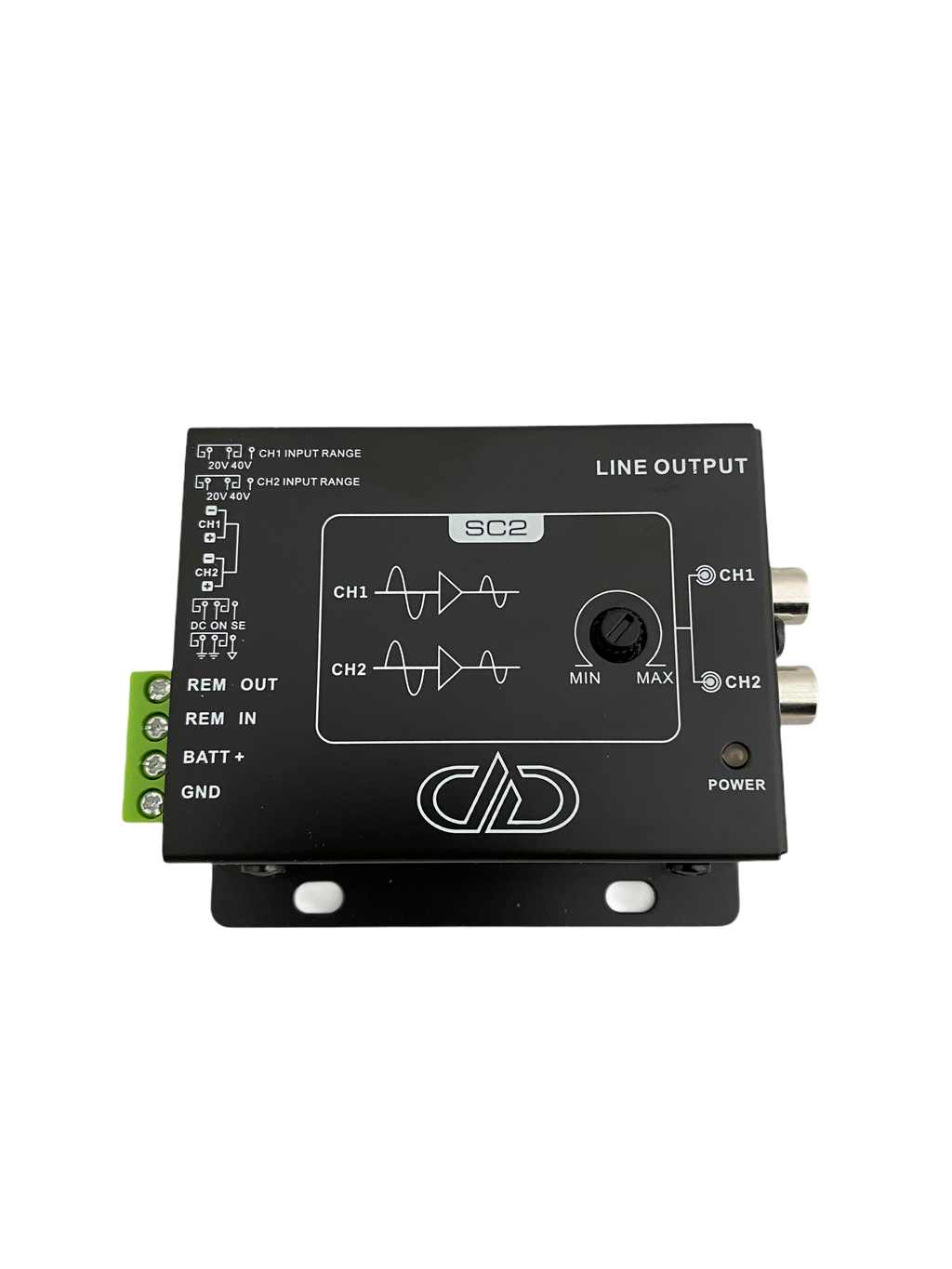DD Audio SC-2 2-kanals signalomvandlare