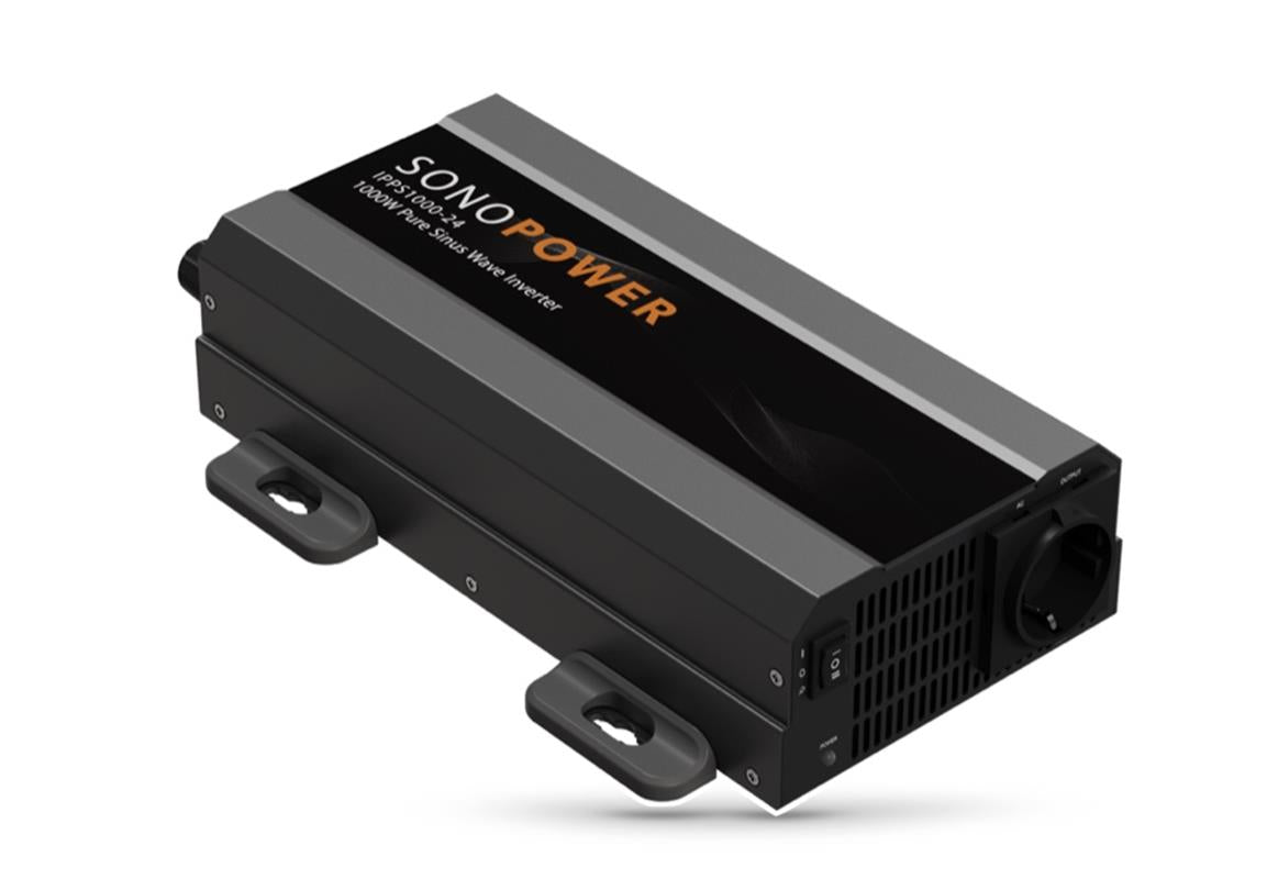 Sonopower IPPS1000-12, professionell ren sinusvågsinverter 1000 W 12 V