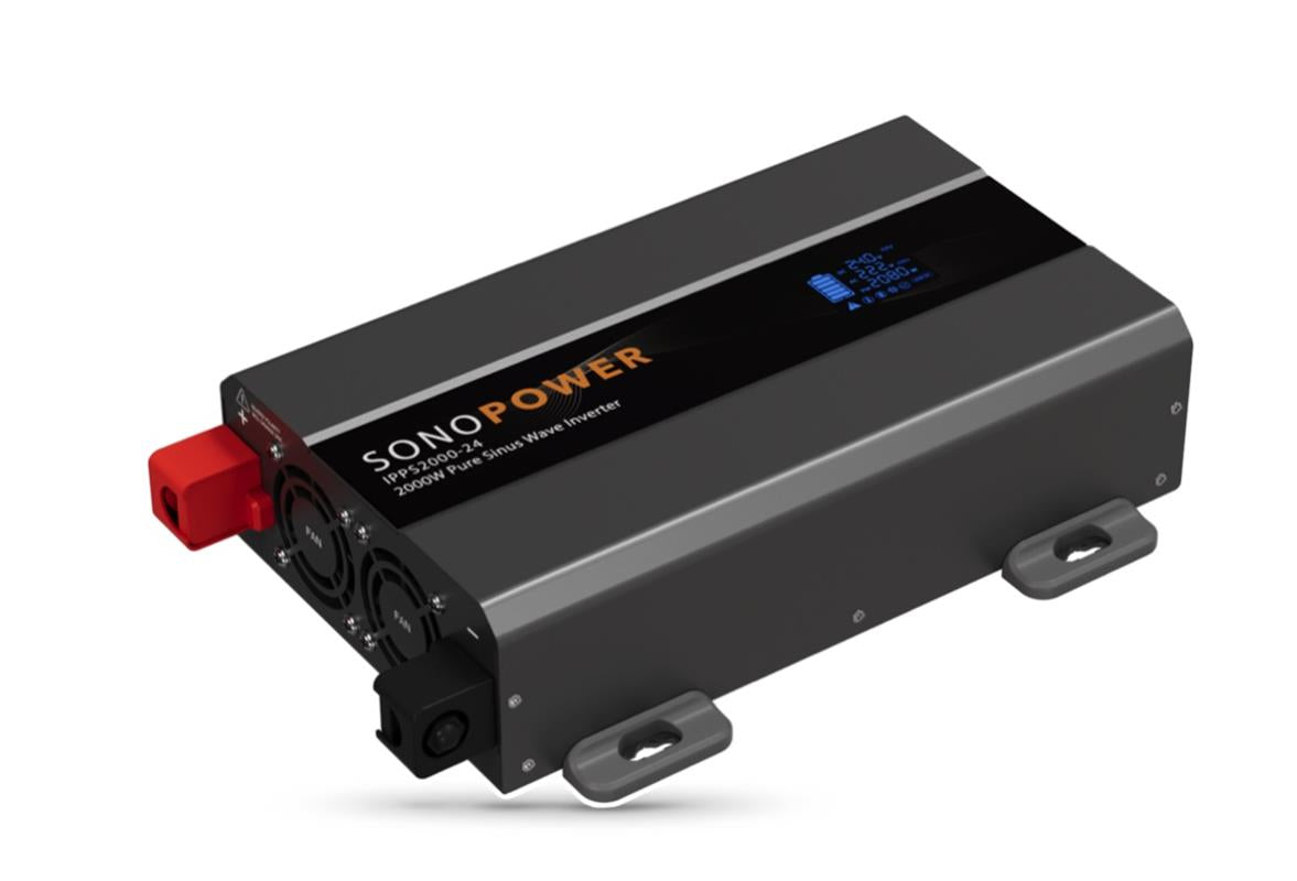 Sonopower IPPS2000-12, professionell ren sinusvågsinverter 2000 W 12 V
