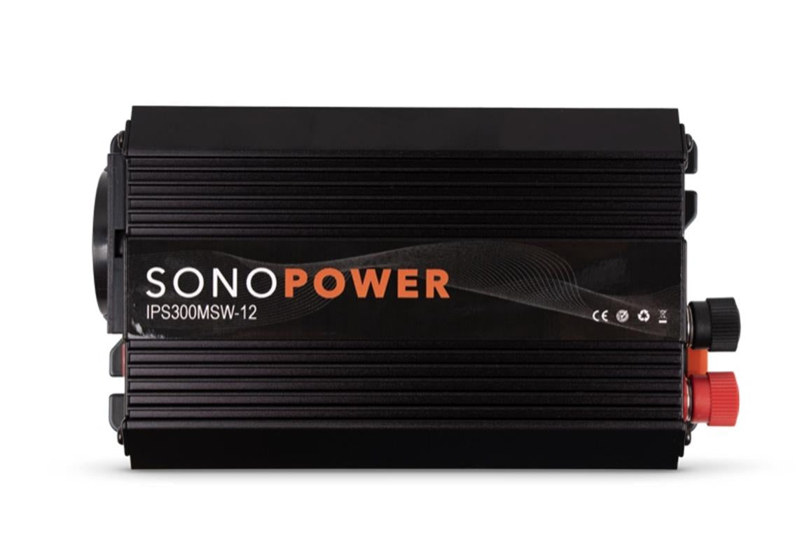Sonopower IPS300MSW-12, inverter med modifierad sinusvåg 300 W 12 V