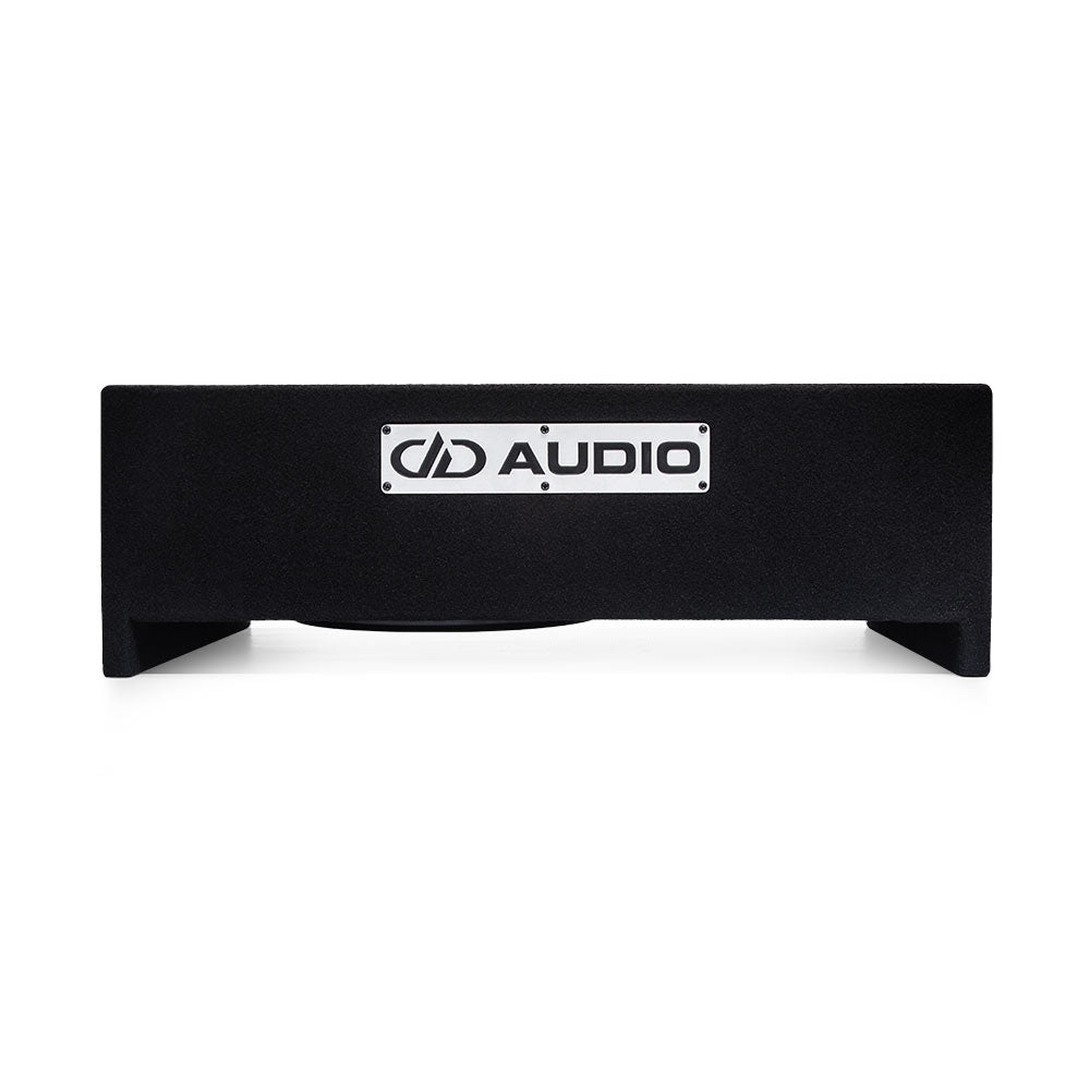 DD Audio LE-DF-SL610.1-D2 slimmad nedåtriktad subwooferlåda