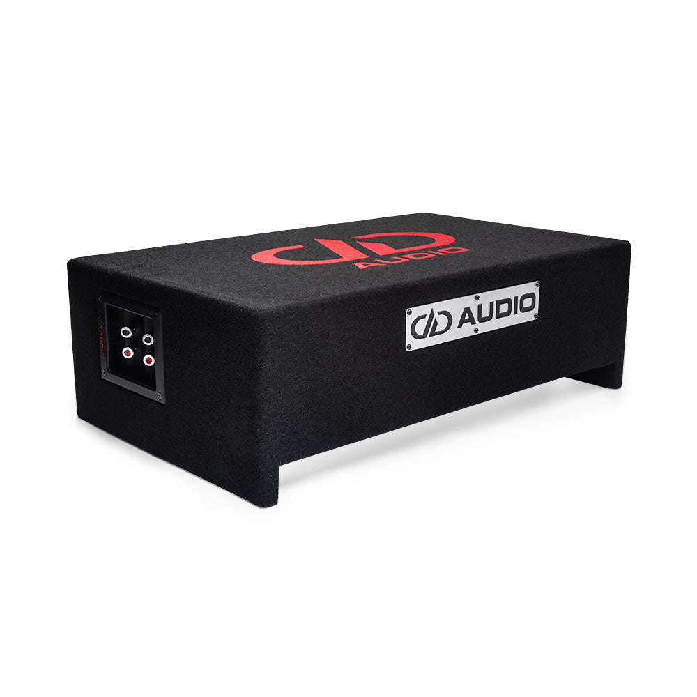 DD Audio LE-DF-SL610.1-D2 slimmad nedåtriktad subwooferlåda