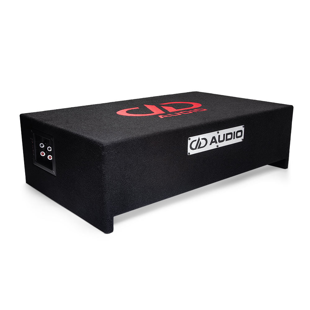 DD Audio LE-DF-SL612-D4 slimmad nedåtriktad subwooferlåda