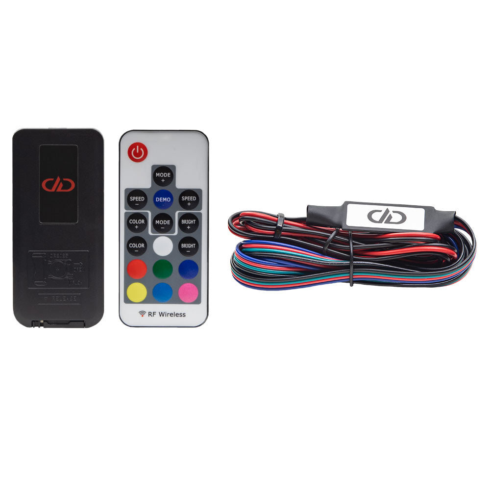 DD Audio LED RGB-ljusring 8″