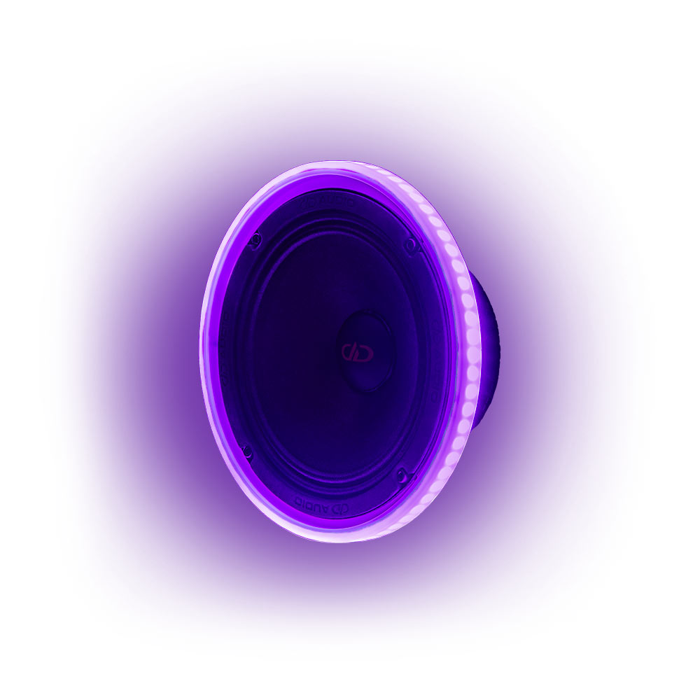 DD Audio LED RGB-ljusring 6,5″