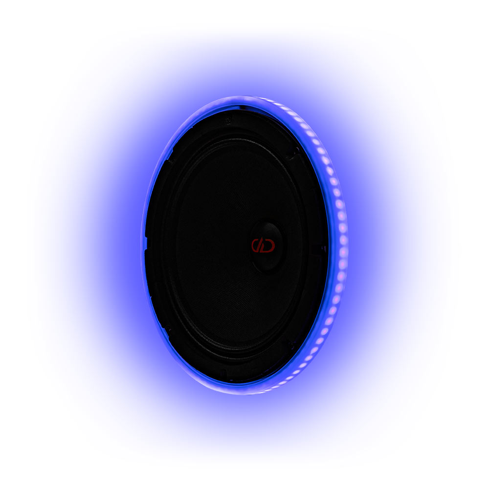 DD Audio LED RGB-ljusring 8″