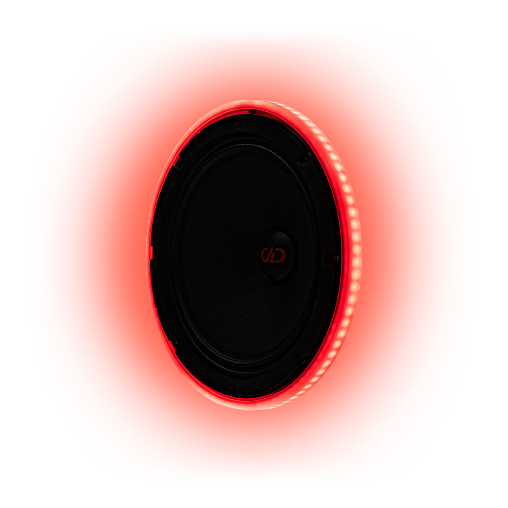 DD Audio LED RGB-ljusring 8″