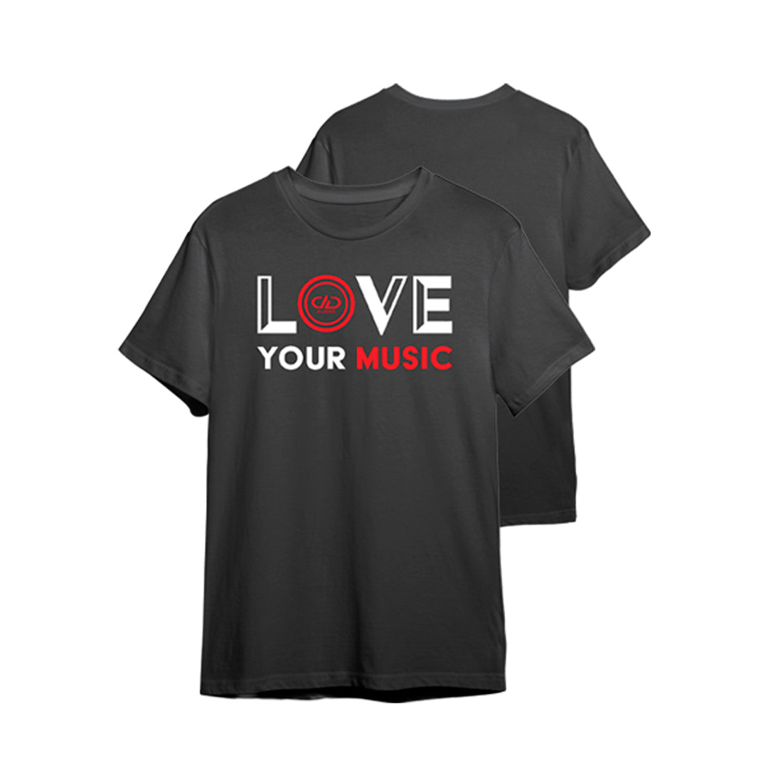 DD Audio LOVE YOUR MUSIC 2023 T-shirt för barn, storlek 110/116