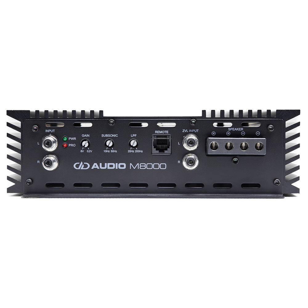 DD Audio M8000 monoblockslutsteg