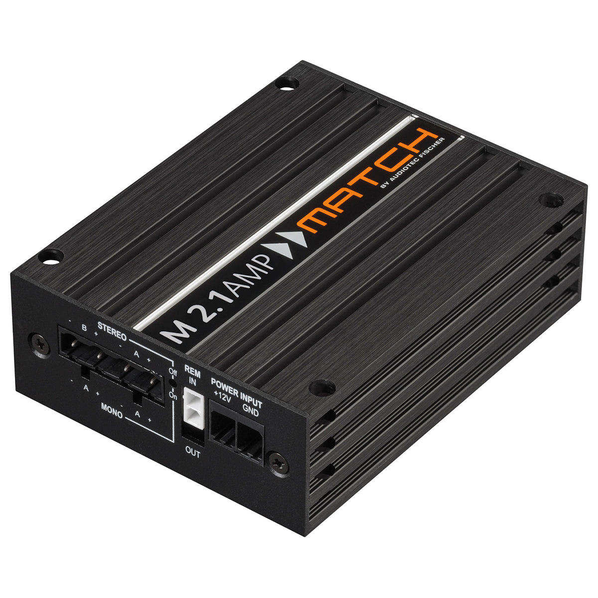 Match M 2.1AMP – kompakt mono- och stereoslutsteg