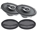 Hertz MPX-690.3, SET Koaxial 3-vägs 6"x9" + Galler