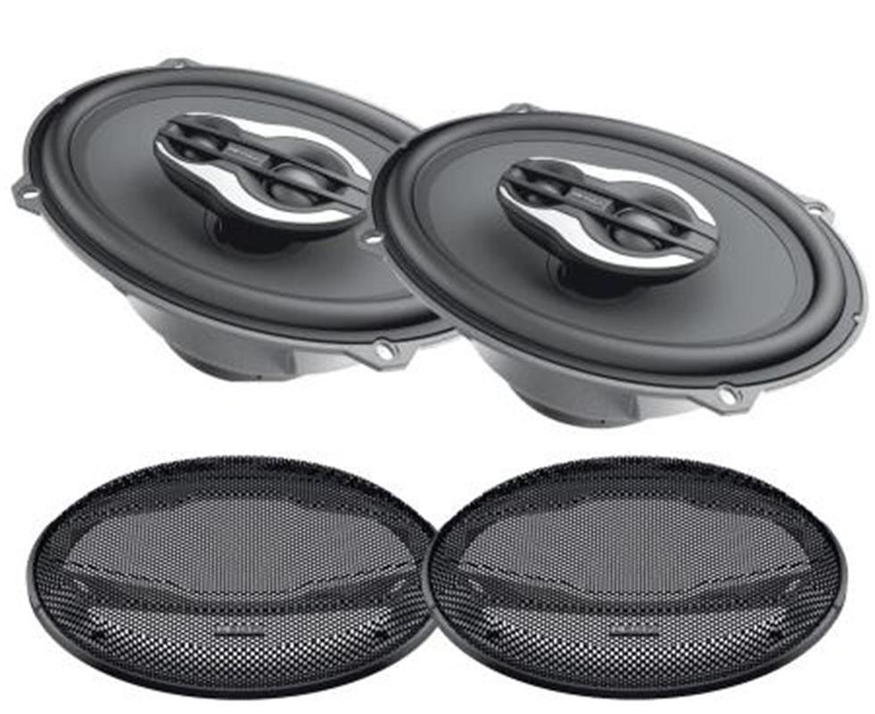 Hertz MPX-690.3, SET Koaxial 3-vägs 6"x9" + Galler
