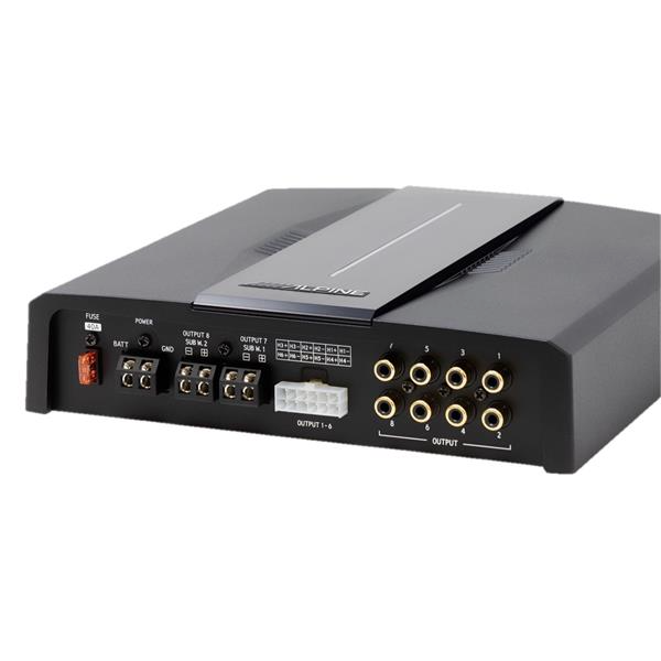 Alpine PXE-C80-88, 8-kanals DSP-slutsteg