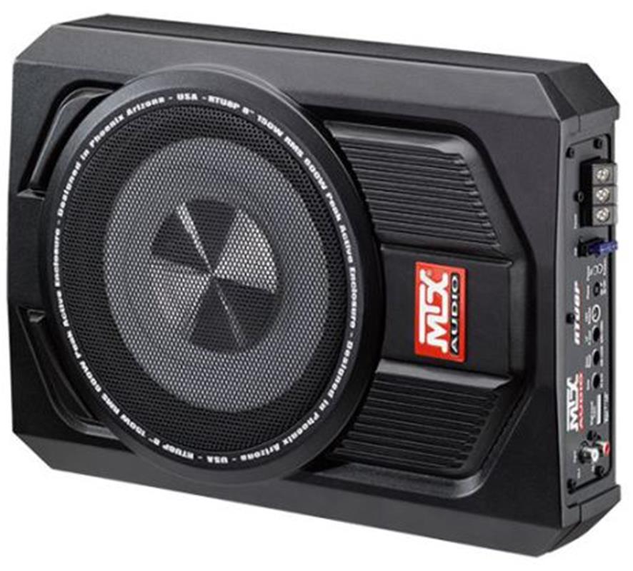 MTX RTU8P, aktiv 8" baslåda för montering under säte 600 W