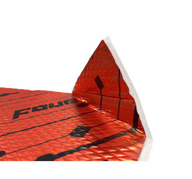 FOUR S2-BaseMat alubutyldämpmatta 2,5 mm, 500 × 370 mm