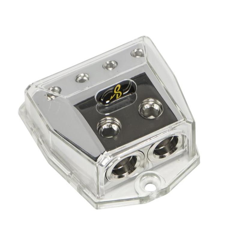 Stinger SHD21, HPM-distributionsblock med 0 GA-ingång och 4 x 4 GA-utgångar