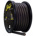 Stinger SHW10G, matt grå Hyper-Flex 1/0 GA-strömkabel, 50 fot