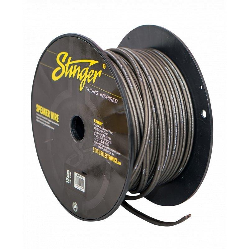 Stinger SHW512G, mattgrå 12 GA högtalarkabel 30,48 m