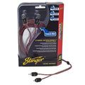 Stinger SI421.5, 0,45 m 4000-serien 2-kanals riktad partvinnad RCA-kabel