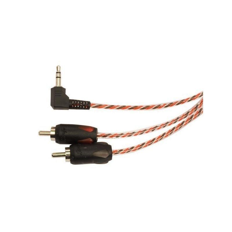 Stinger SI433, 0,9 m kabel från 3,5 mm till RCA-hane ur 4000-serien