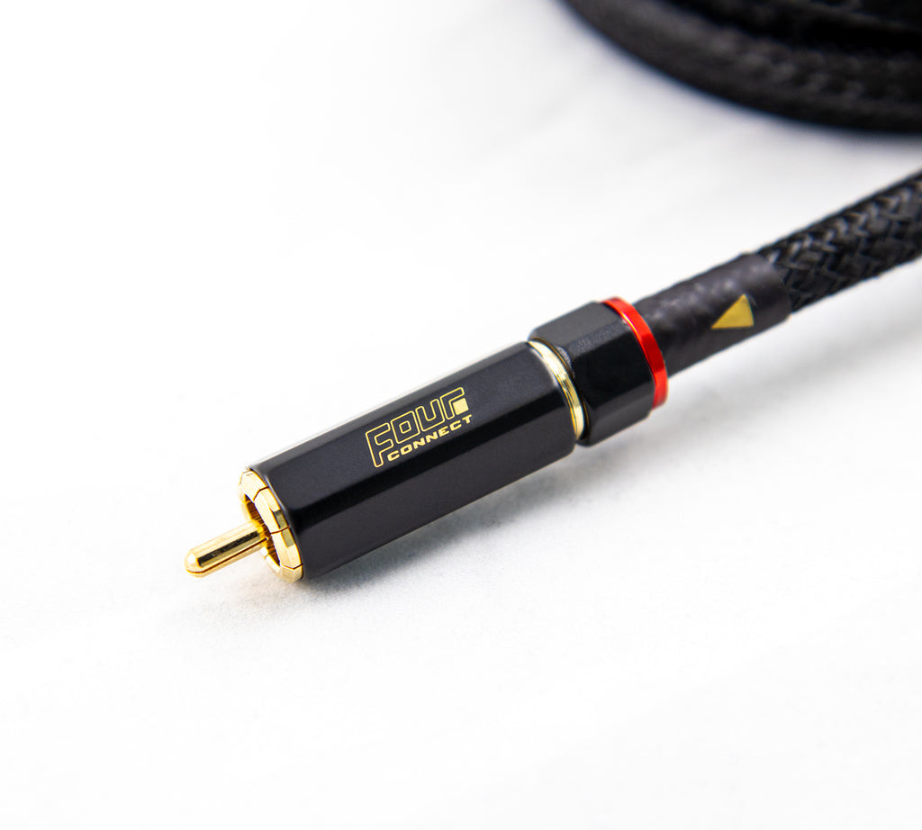 FOUR Connect SOLO High-End RCA-kabel 1 m