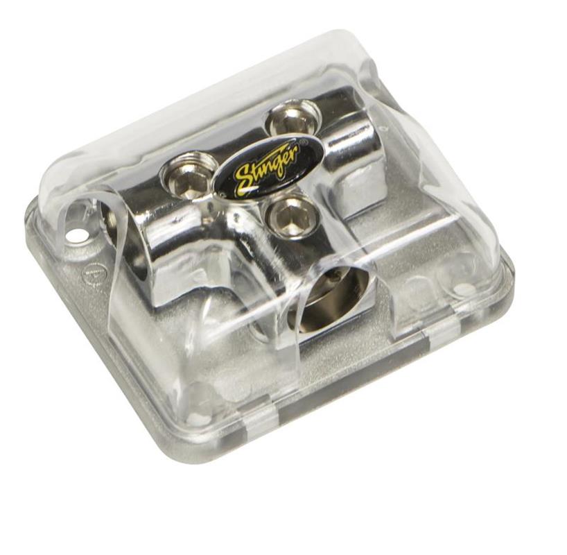 Stinger SPD512, T-distributionsblock med 3 x 0 GA in- och utgångar