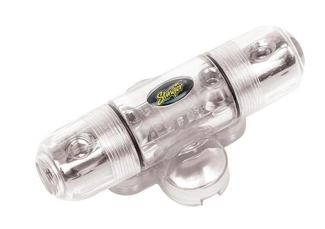 Stinger SPD5801, MIDI-säkringshållare för 4 eller 8 AWG med Shoc-Krome